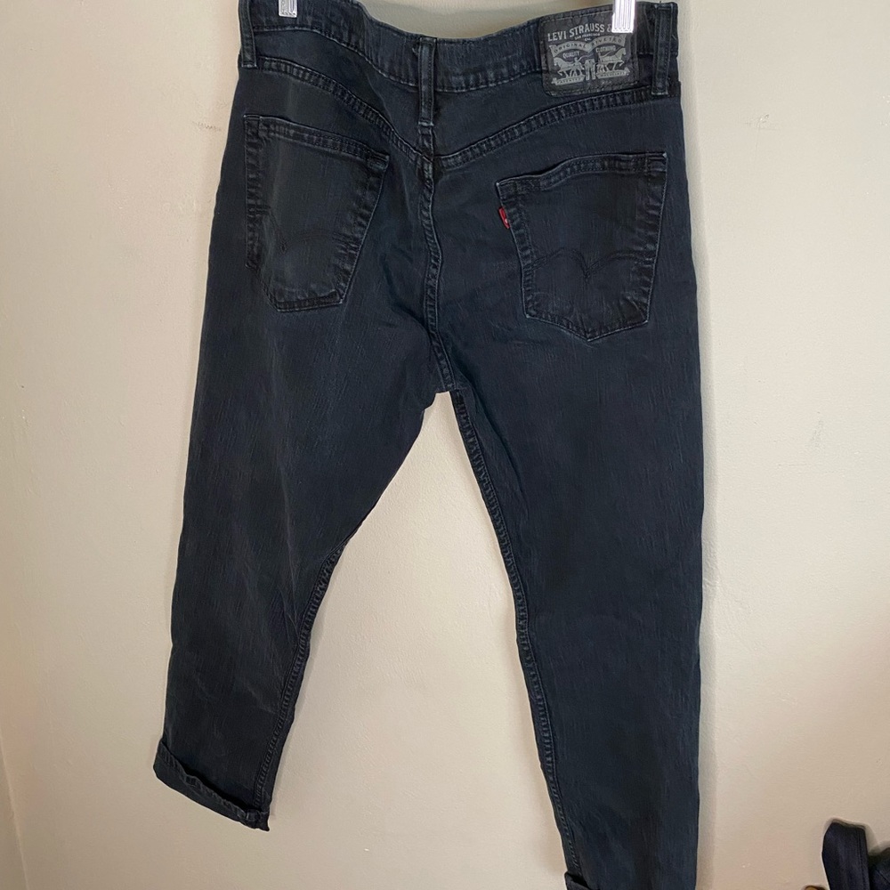 Levi black mens 36x30